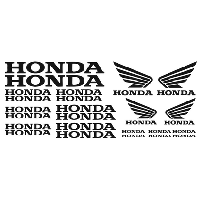 Set stickere decorative Hona Moto