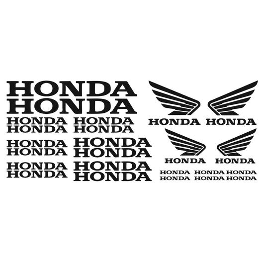 Set stickere decorative Hona Moto