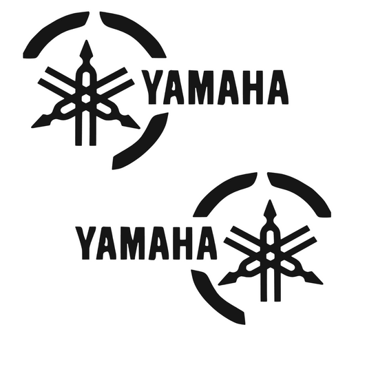 Set 2 stickere decorative, pentru auto, moto, Yamaha, stanga si dreapta