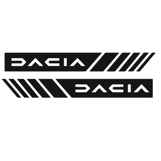 Set 2 stickere pentru Dacia Spring, Logan, Sandero, Bigster, Duster Lodgy