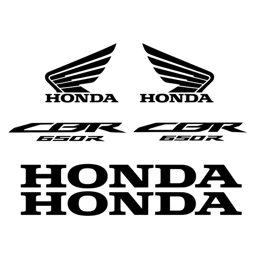 Set 6 stickere Honda CBR 650R