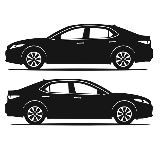 Set 2 stickere rezistente, stanga si dreapta, Toyota Camry 2022