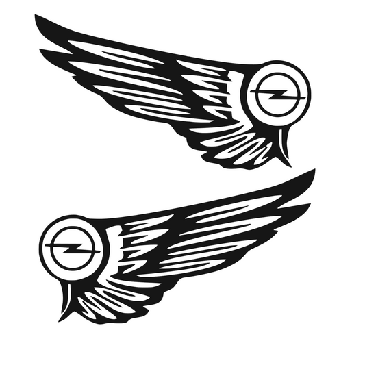 Set Sticker Auto Aripi Opel, sticker autocolant, premium