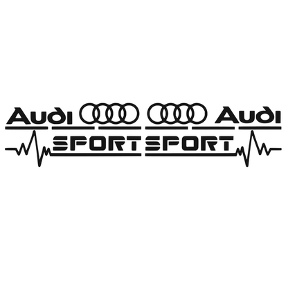 Set Sticker Auto Audi geam lateral