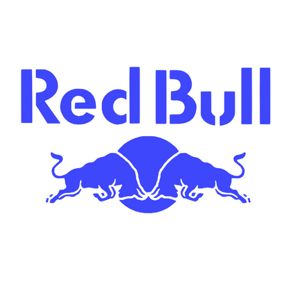 Sticker auto decorativ, rezistent la apa si UV, tip Red Bull