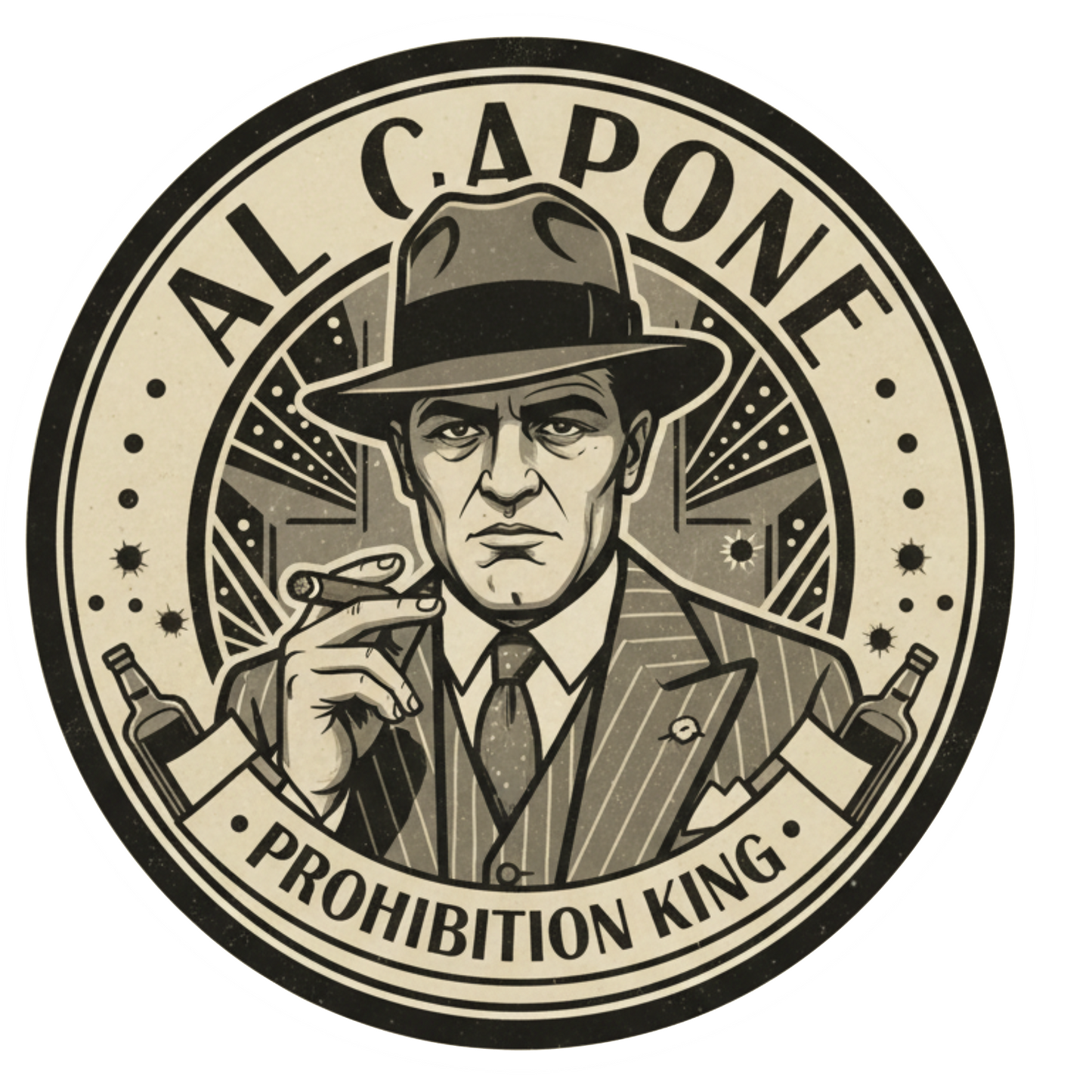 Sticker auto rezistent, Al Capone v3