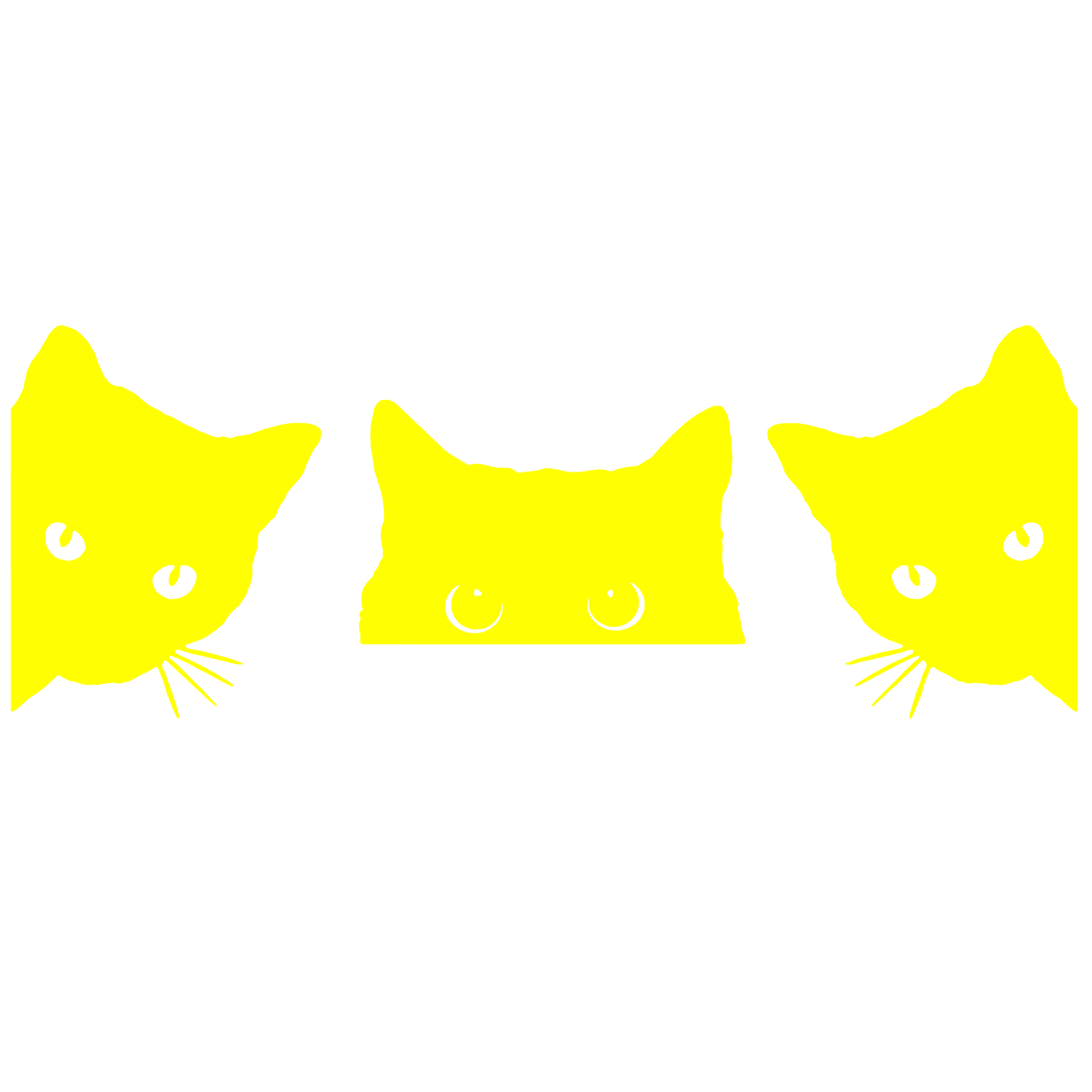 Set 3 stickere decorative, pisici dragute