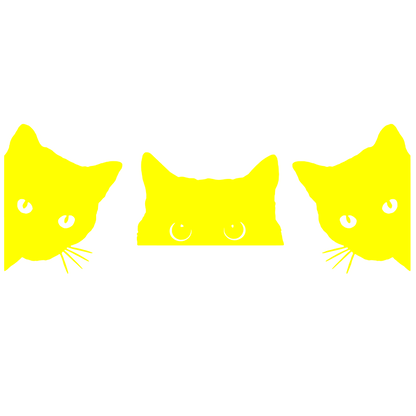 Set 3 stickere decorative, pisici dragute