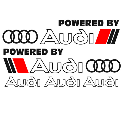 Set stickere Audi, pentru lateral