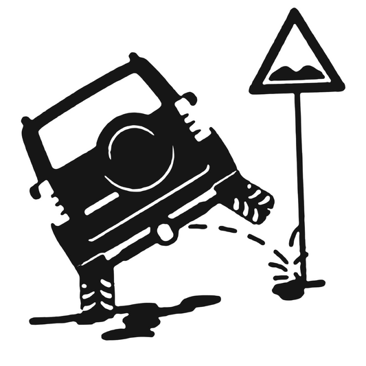 Sticker auto haios, rezistent, pentru masini de teren