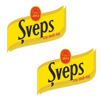 Set 2 stickere Șveps cu mă-ta – Parodie Amuzantă Auto