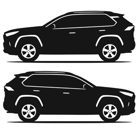 Set 2 stickere rezistente, stanga si dreapta, Toyota Rav4