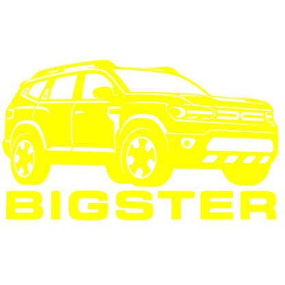 Sticker Silueta Bigster