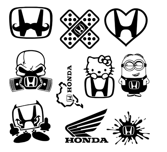 Set 10 stickere Honda