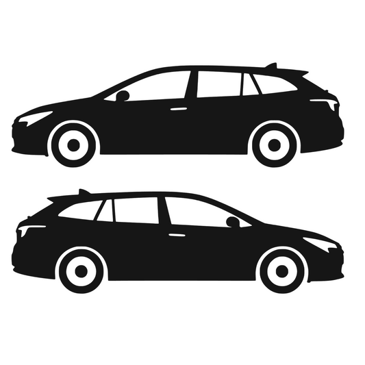 Set 2 stickere rezistente, stanga si dreapta, Corolla Touring, Suzuki Swace