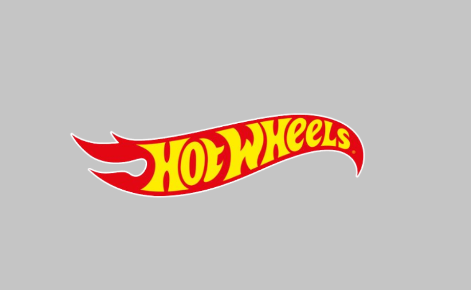 Sticker Hot Wheels rosu cu galben