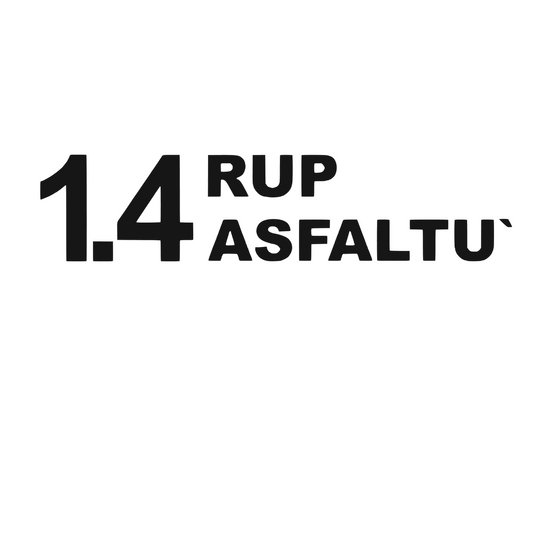 Sticker Auto 1.4 Rup Asfaltu'