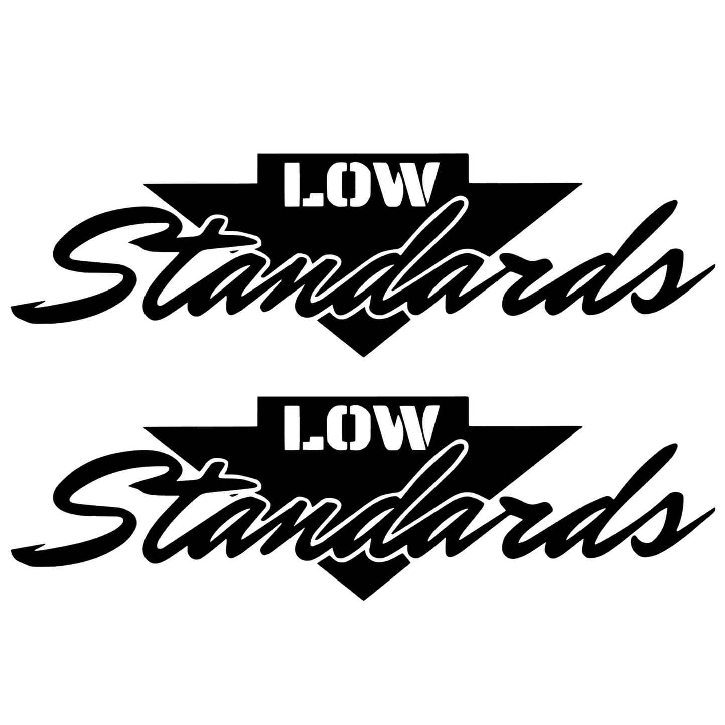 Set 2 stickere Low Standards