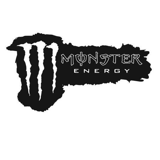 Sticker decorativ rezistent, tip Monster Energy