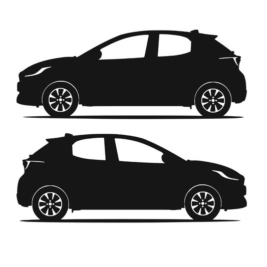 Set 2 stickere rezistente, stanga si dreapta, Toyota Yaris 2022