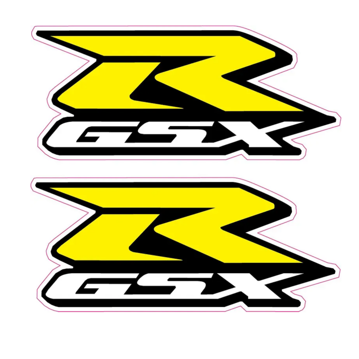 Set 2 stickere color, rezistente, GSX-R