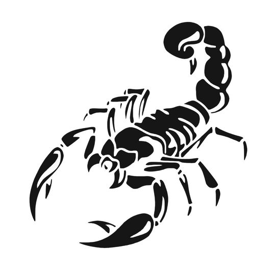 Sticker auto decorativ, rezistent, scorpion