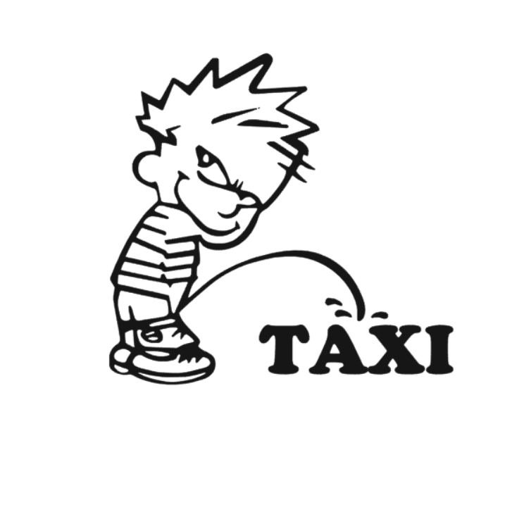 Sticker Piss Taxi