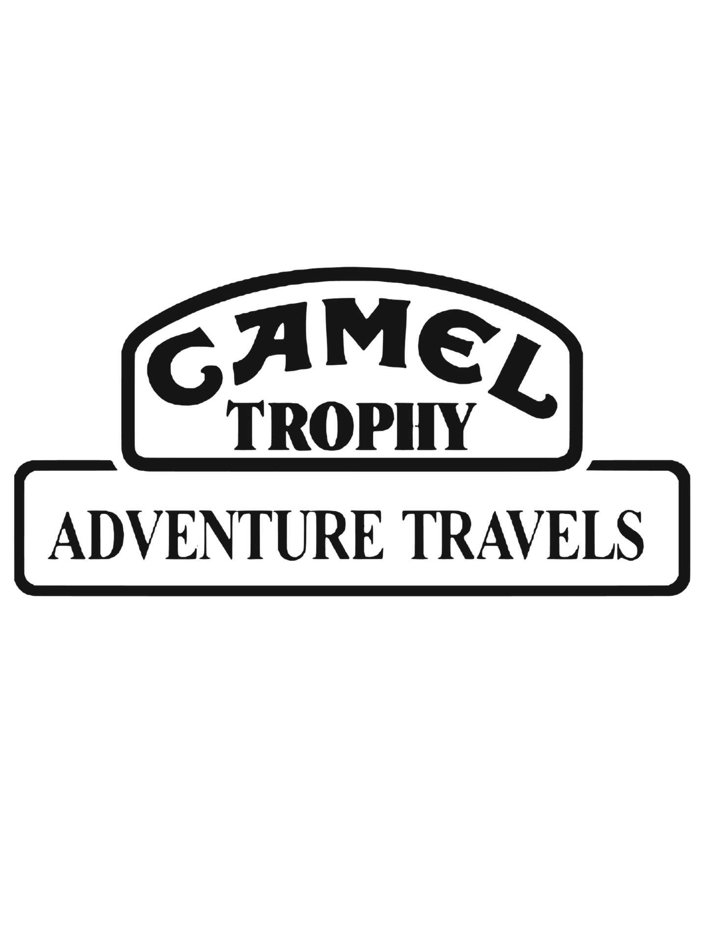 Sticker auto decorativ, Camel Trophy Adventure Travels