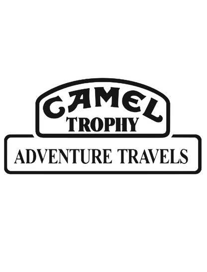 Sticker auto decorativ, Camel Trophy Adventure Travels