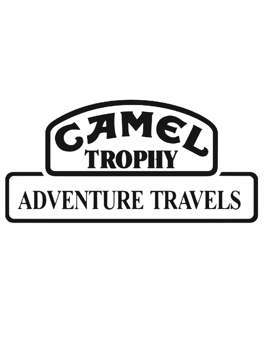Sticker auto decorativ, Camel Trophy Adventure Travels
