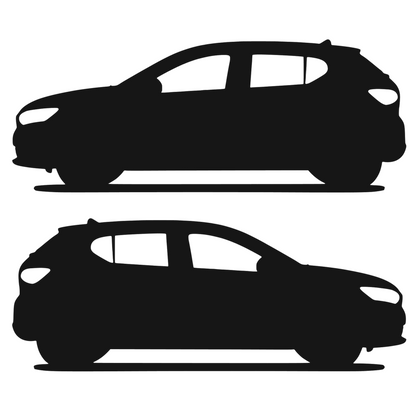 Set 2 stickere rezistente, stanga si dreapta, Dacia Sandero 3 2021+