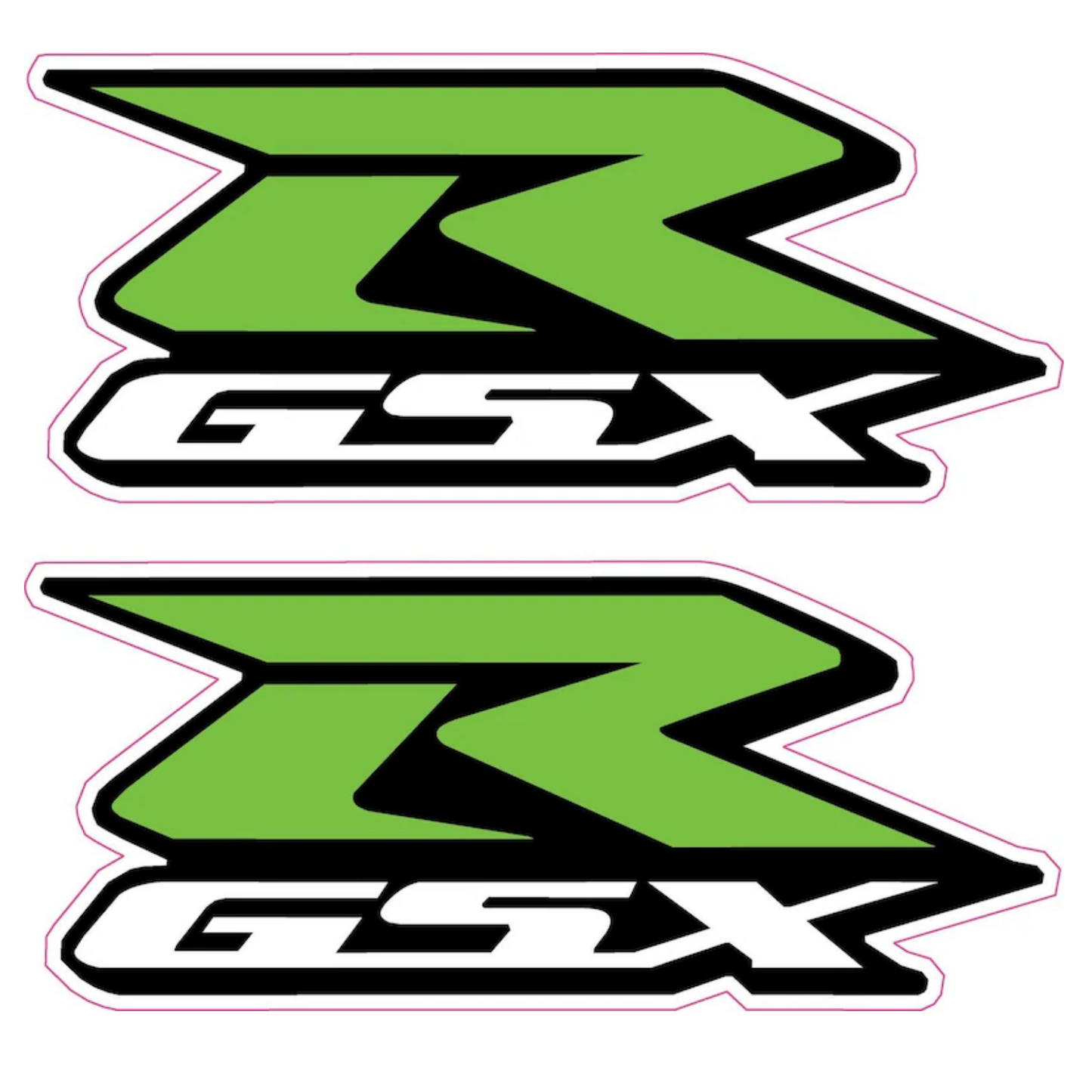Set 2 stickere color, rezistente, GSX-R