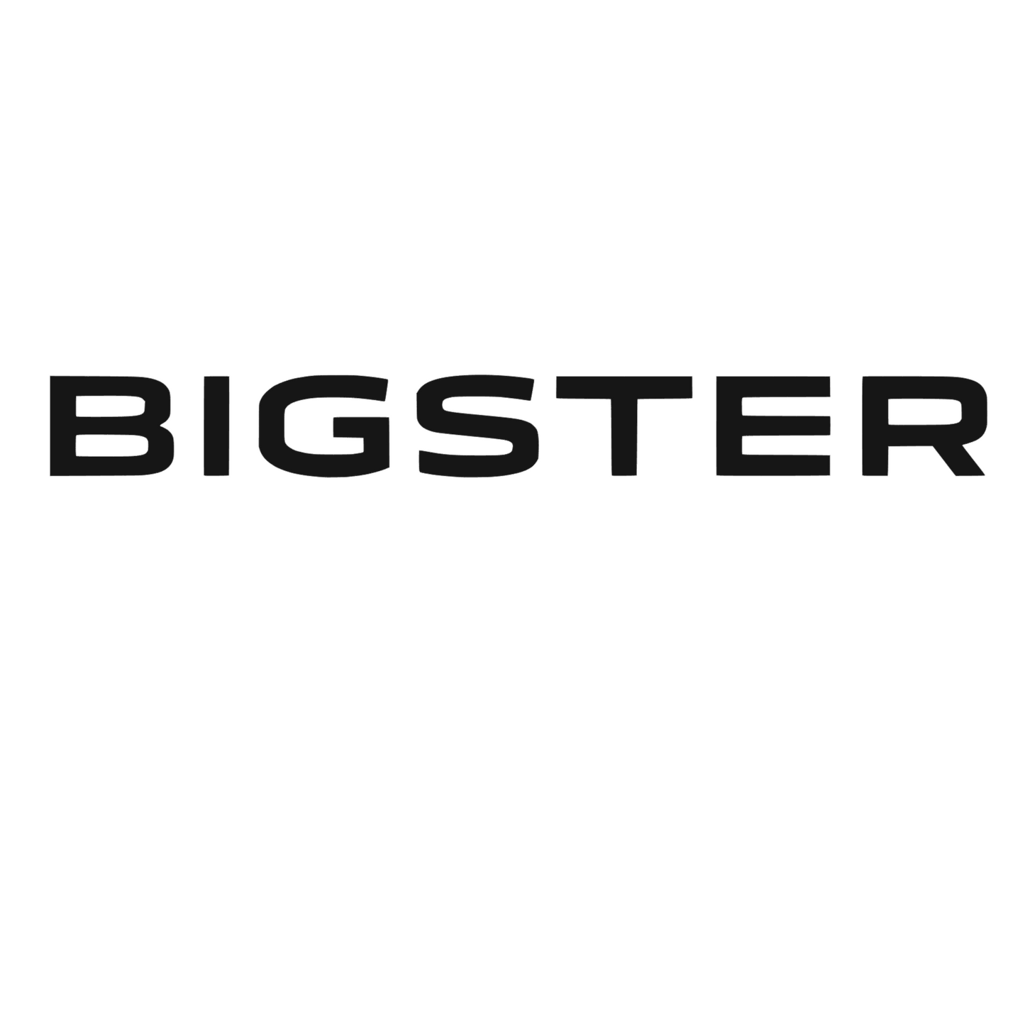 Sticker auto scris Bigster pentru capota sau caroserie