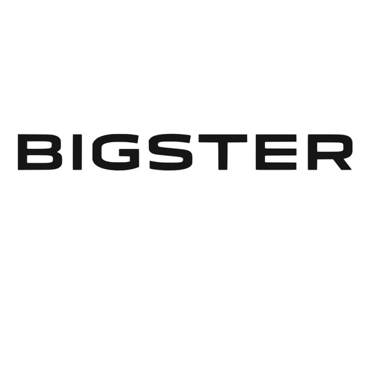 Sticker auto scris Bigster pentru capota sau caroserie