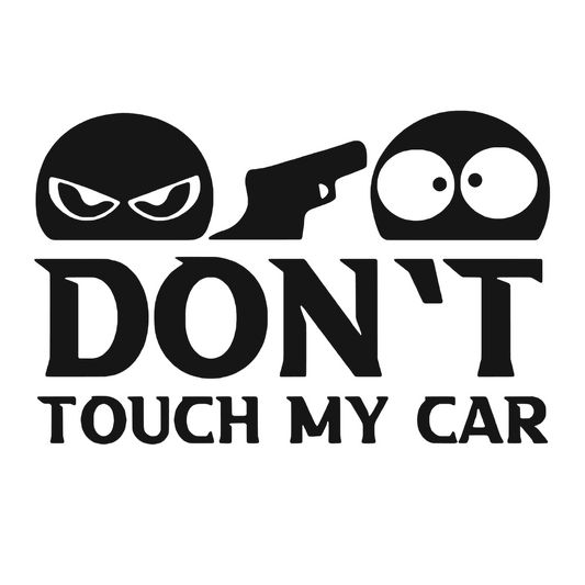 Sticker decorativ, Don't touch my car