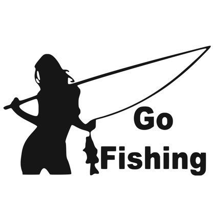 Sticker Go Fishing