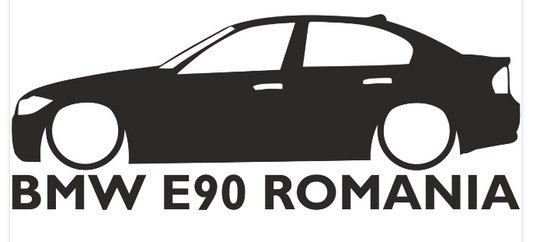 Sticker BMW E90 Romania