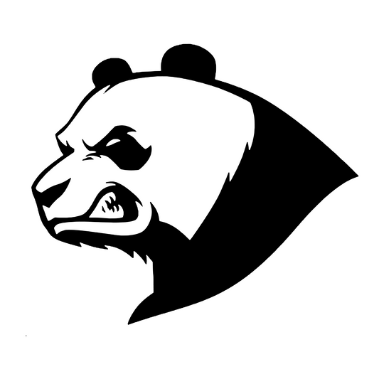 Sticker decorativ, rezistent, urs panda nervos