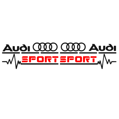 Set Sticker Auto Audi geam lateral