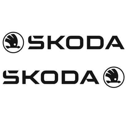 Set 2 stickere auto tuning, Skoda