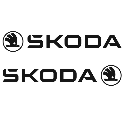 Set 2 stickere auto tuning, Skoda