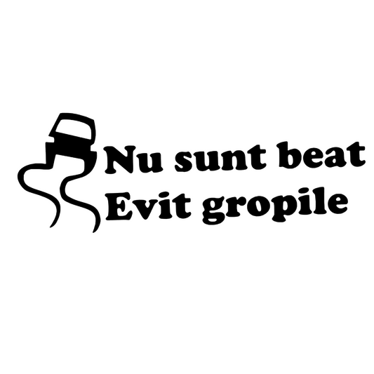 Sticker Nu sunt beat - evit gropile