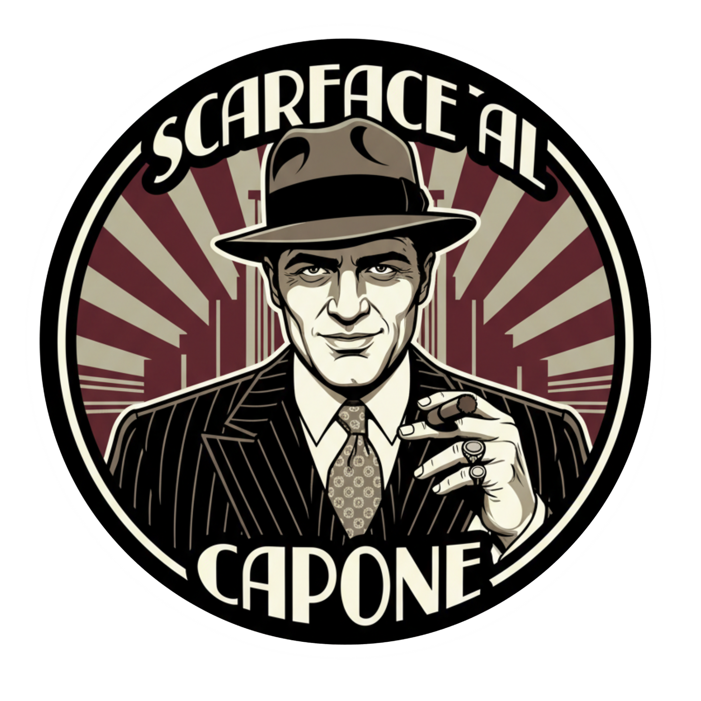 Sticker auto rezistent, Al Capone v1