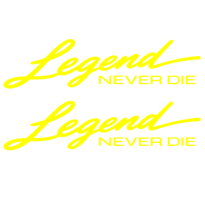 Set 2 stickere decorative, rezistente, Legend never die