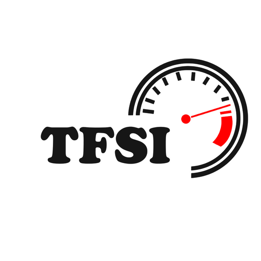 Sticker auto moto decorativ, tuning, rezistent la apa si UV, turometru TFSI
