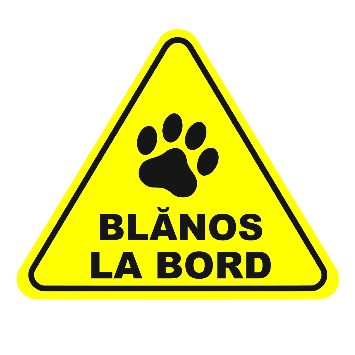 Sticker auto moto decorativ, tuning, rezistent la apa si UV, Blanos la bord