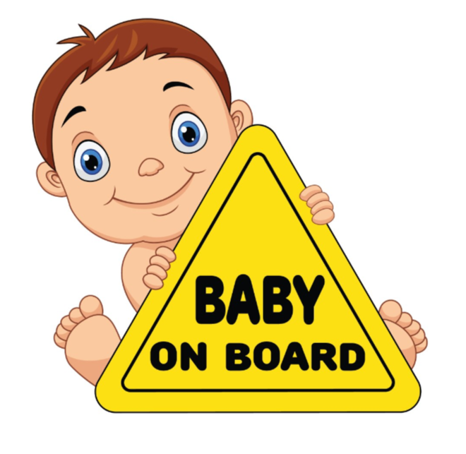 Sticker Baby on board baiat