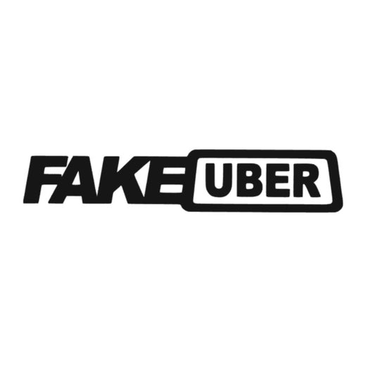 Sticker Fake Uber