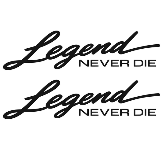 Set 2 stickere decorative, rezistente, Legend never die