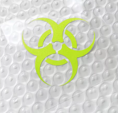 Set 3 stickere decorative Biohazard – Simbol Pericol Biologic